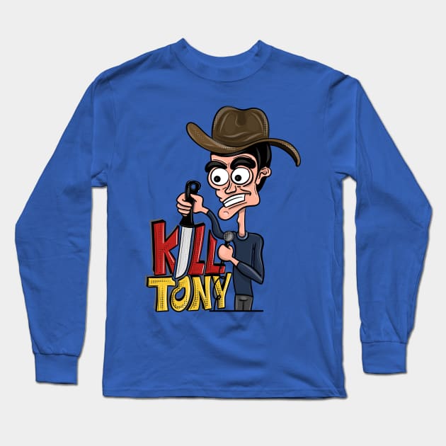 Kill Tony Podcast - Tony Hinchcliffe Long Sleeve T-Shirt by Ina